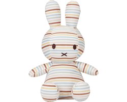 Product: Nijntje x Little Dutch - Vintage Sunny Stripes - Knuffel all over print 25 cm, van het merk Nijntje