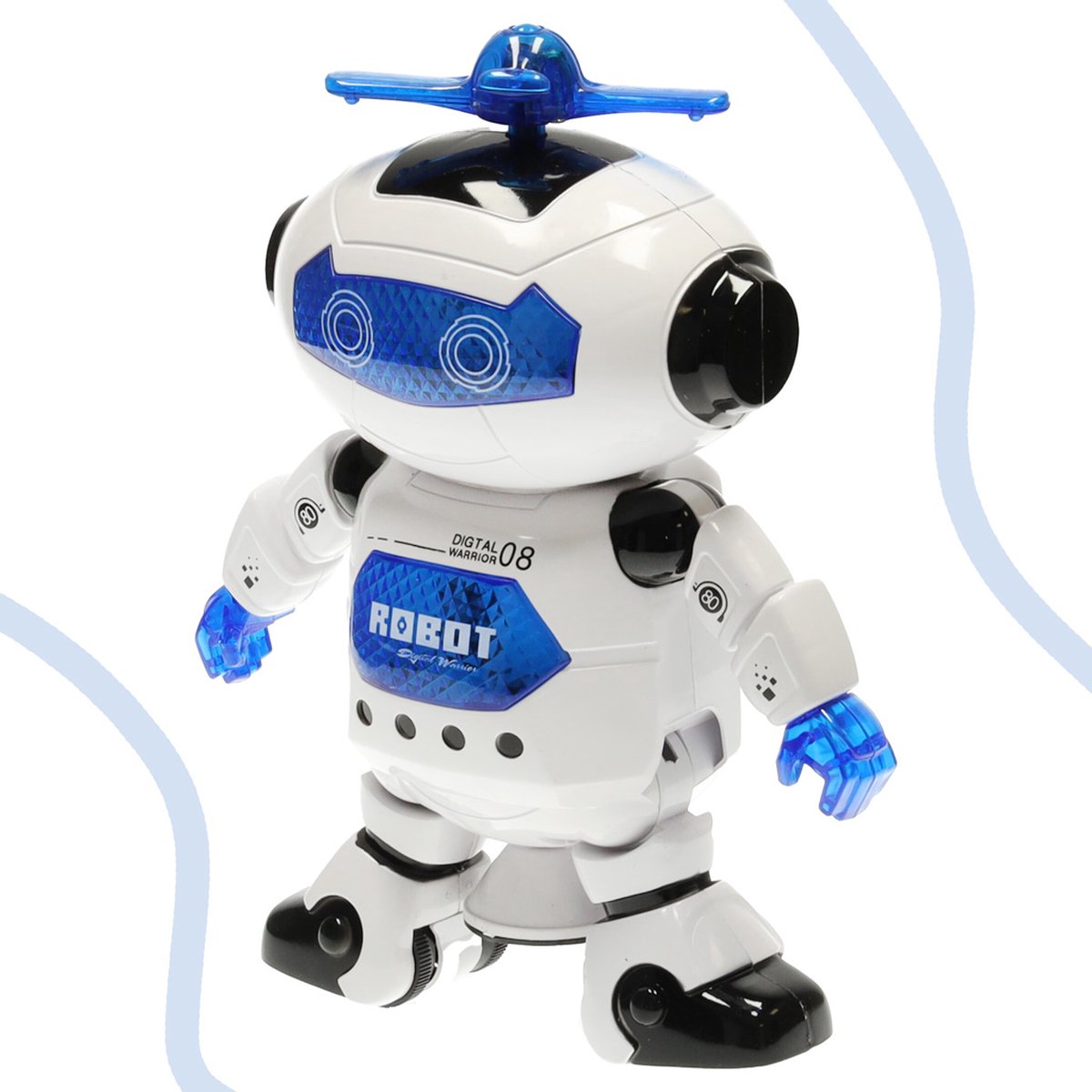 Playos® - Robot dansant - Android - Siècle des Lumières LED - avec