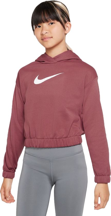 Nike therma-fit hoodie in de kleur roze.