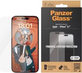Geschikt voor PanzerGlass Classic Fit Apple iPhone 15 Plus Screen Protector Glas