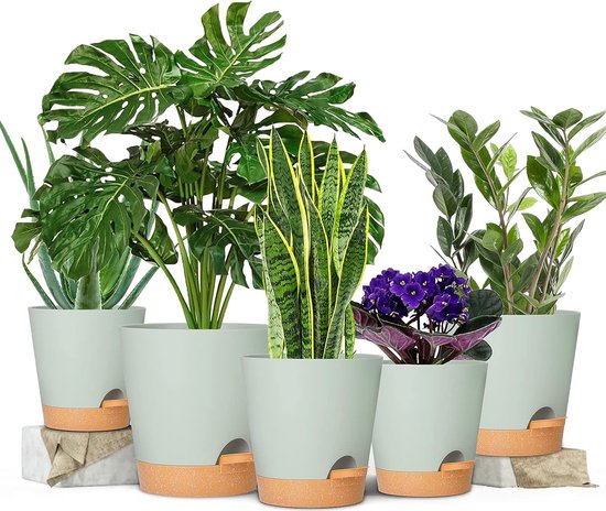Pots de sol en plastique pour plantes, pot de pépinière de fleurs