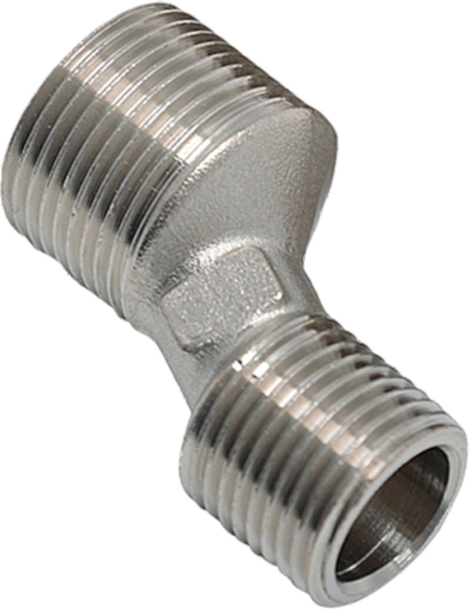 Kraan adapter, universele douchekraan S-aansluiting 3/4 inch naar 1/2 inch voor badkamer, douche en wastafel kranen, wandgatafstand voor badkamer