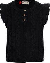 LOOXS Little 2332-7314-099 Meisjes Sweater/Vest - Maat 104 - Zwart van 100% acryl