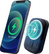 Appolix MagSafe Powerbank 10000 mAh – Quick Charge - 20 Watt USB-C poort - Magnetisch & Draadloos – Voor iPhone en Android - Zwart
