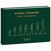 Schoolfotoboek - Fotoalbum voor 17 Schooljaren - Fotoboek Plakalbum met Bewaarenvelop - Huysplan