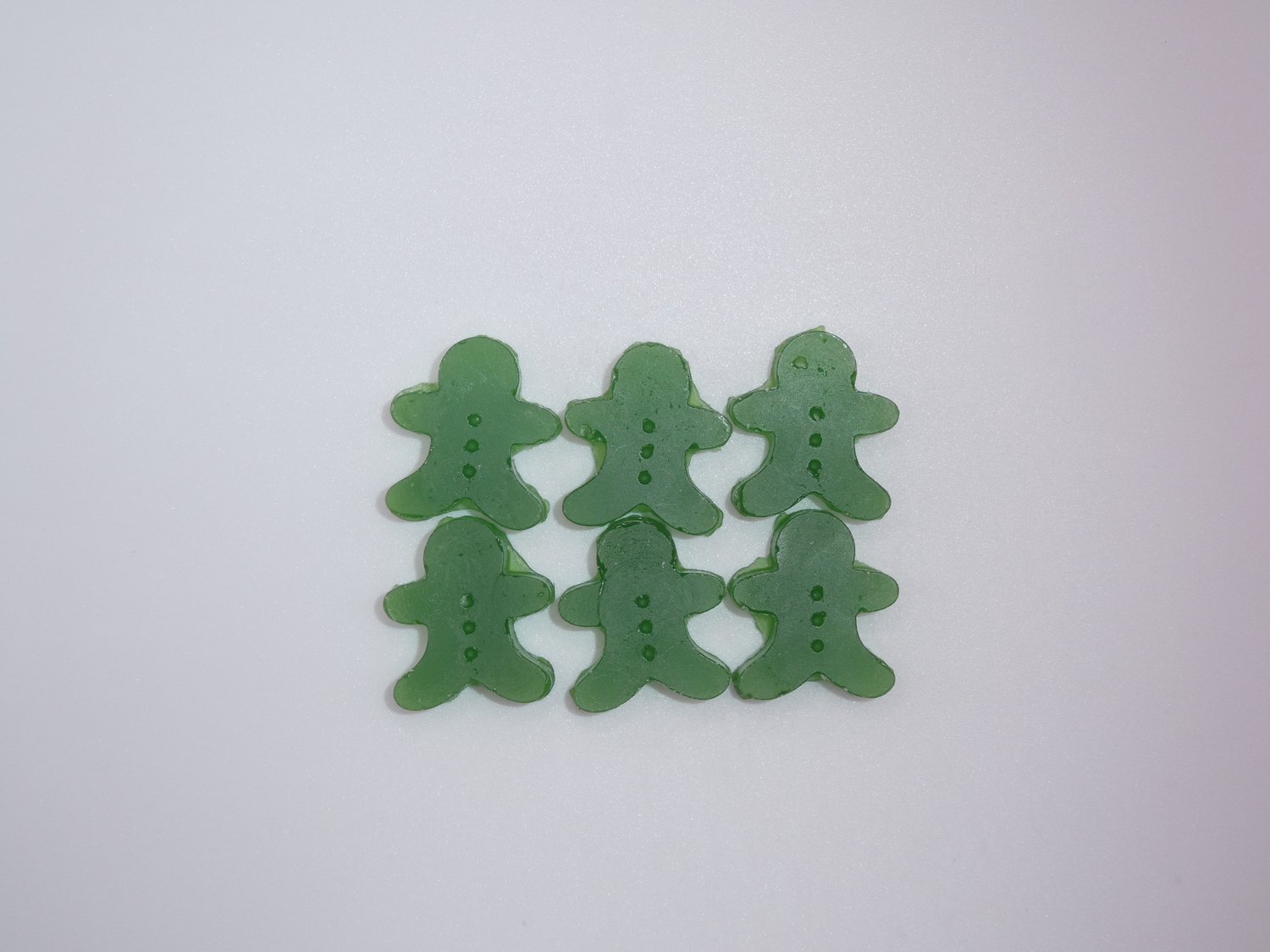 Wax melts gingerbread man groen granny smith geur