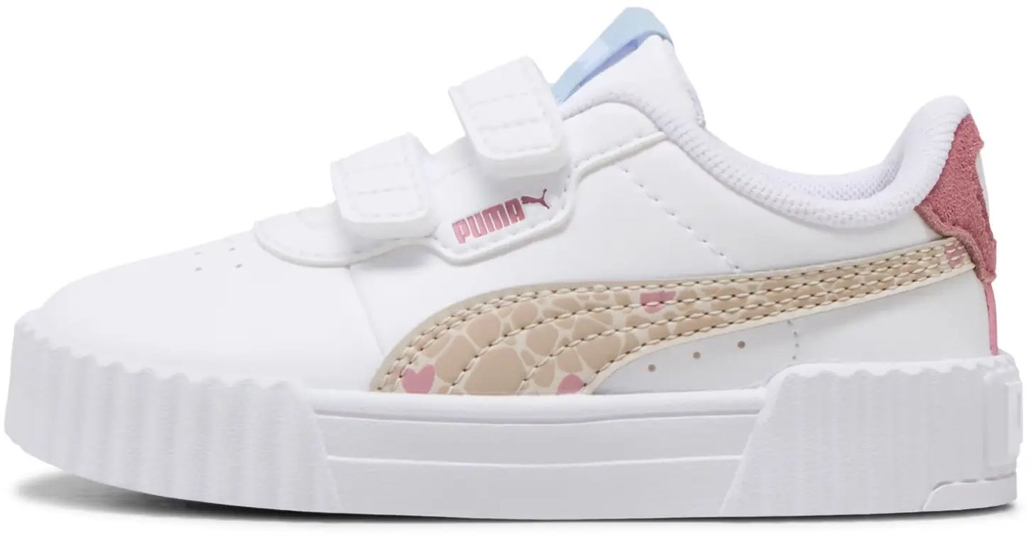 Schoenen baby meisje Puma Carina 3.0 Winter Safari Wit