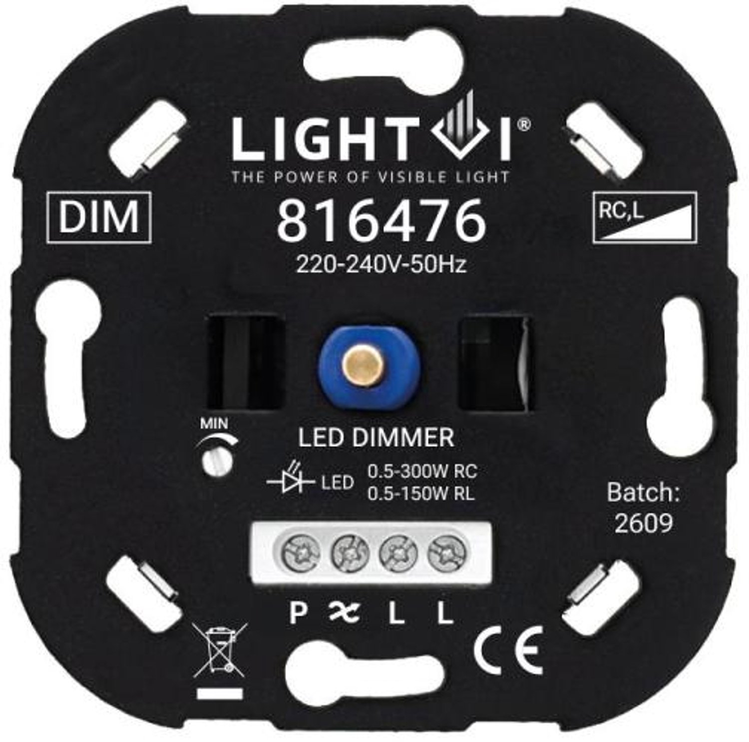HLT LED Dimmer TRIAC | 0.5-300W | WISSELSCHAKELING
