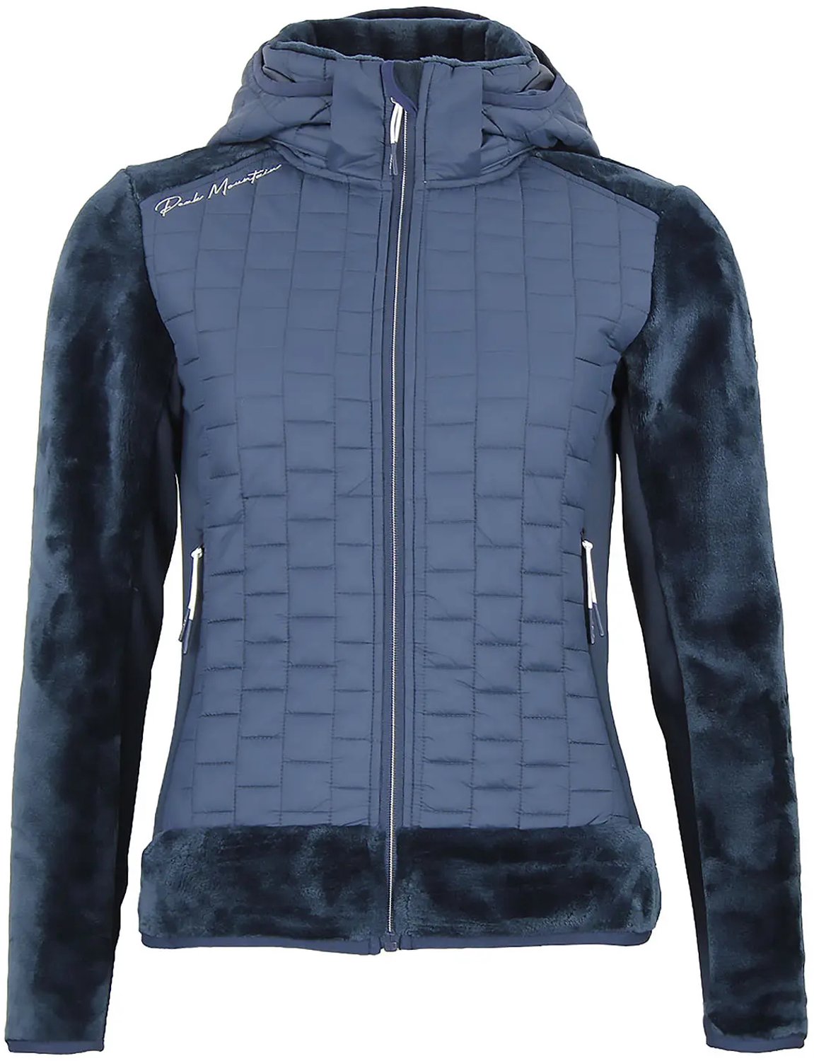 Vrouwen fleecejack met gestikte inzetten Peak Mountain Arlow Blauw