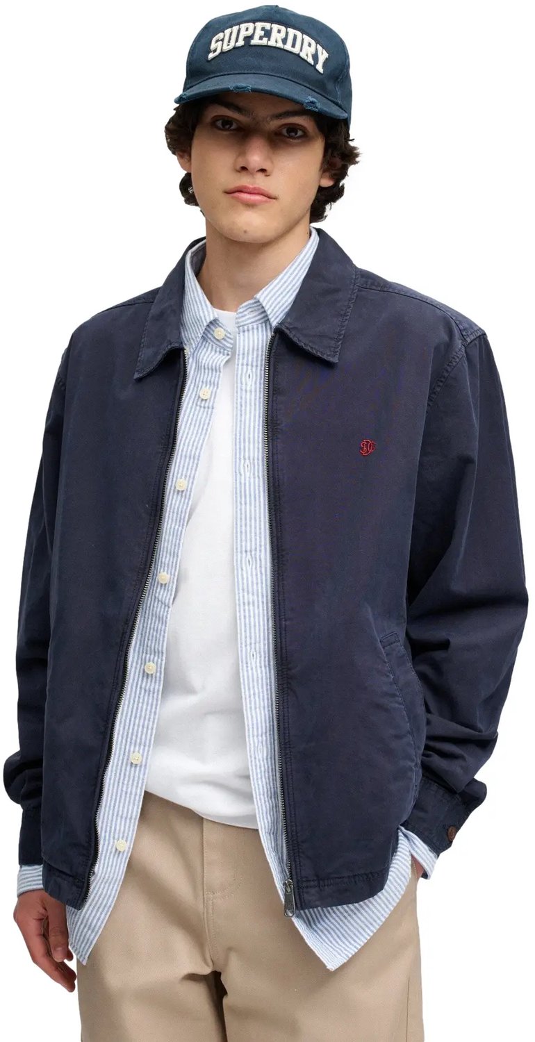 Veste Harrington Superdry Preppy Marineblauw