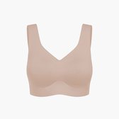 cfab - Comfort Minimizer Rugondersteunende BH - Beige - XL - BH Zonder Beugel Voorgevormd - Ondergoed - Naadlos