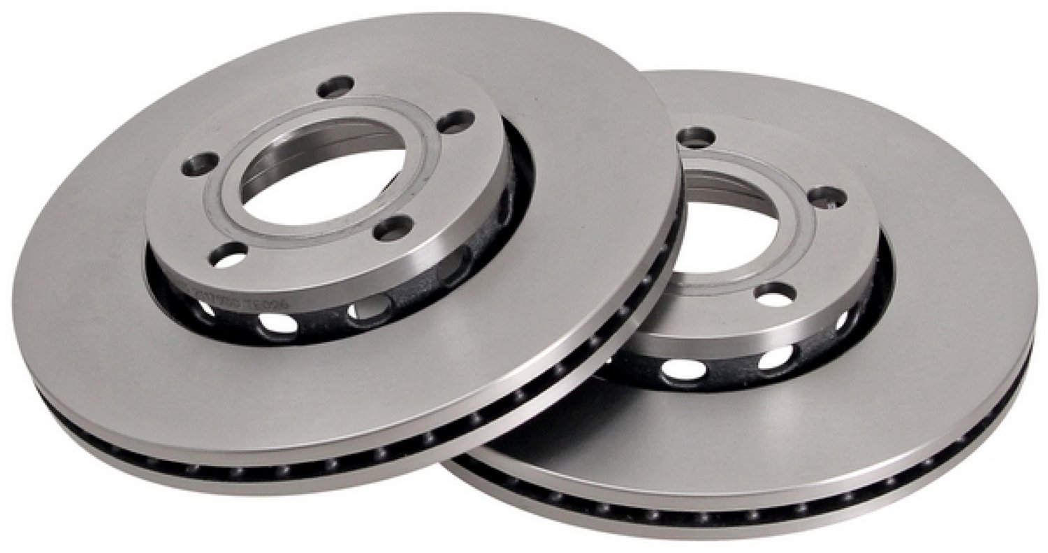 A.B.S. 15936 Remschijven voor, set van 2 - Audi 100 C3 - 276 mm - geventileerd