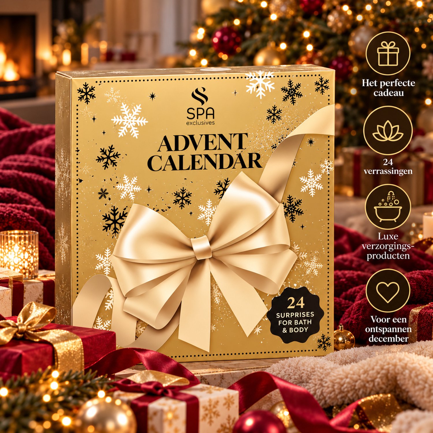 Spa Exclusives Adventskalender 2026 – 24-delige Beauty Adventskalender – Bad & Lichaamsverzorging – Wellness Cadeauset voor Vrouwen – Kerstcadeau voor Haar – foto 2