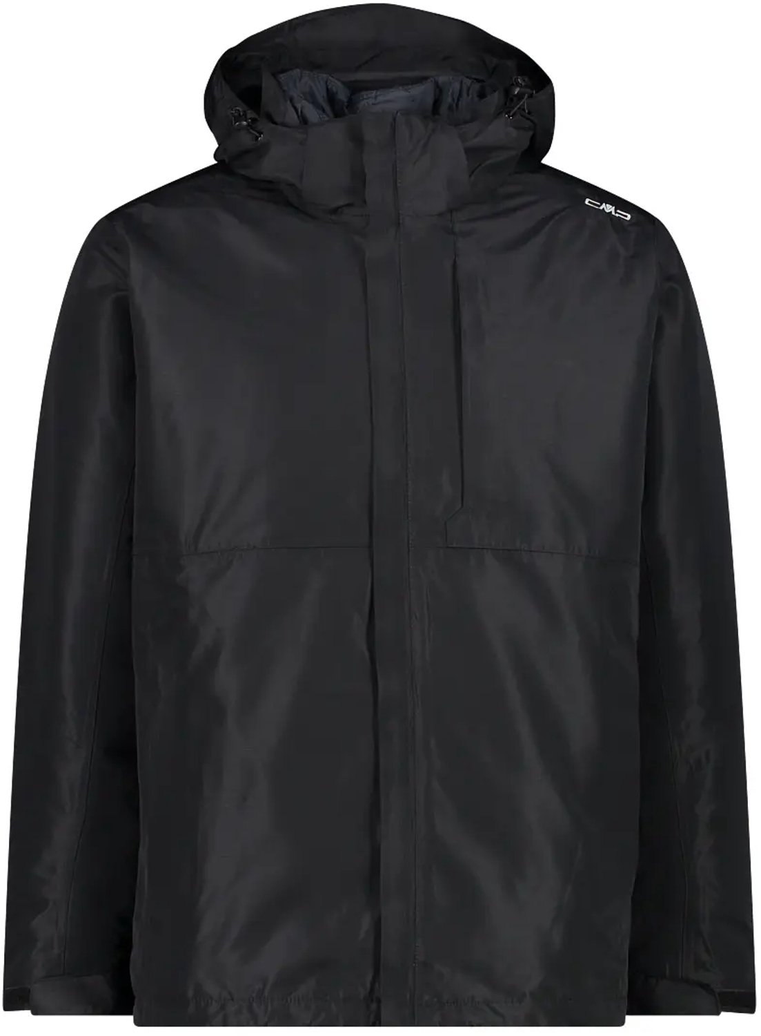 3-in-1 hoodie CMP Zwart