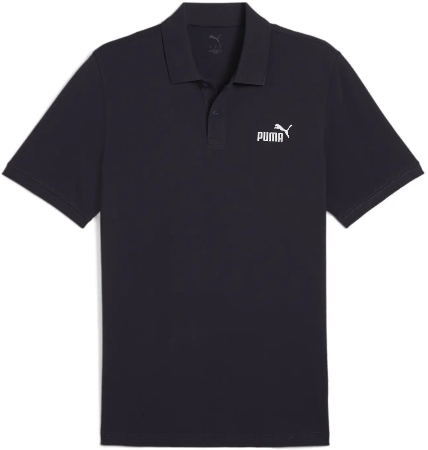 Polo Puma Ess No. 1 Logo Pique Blauw