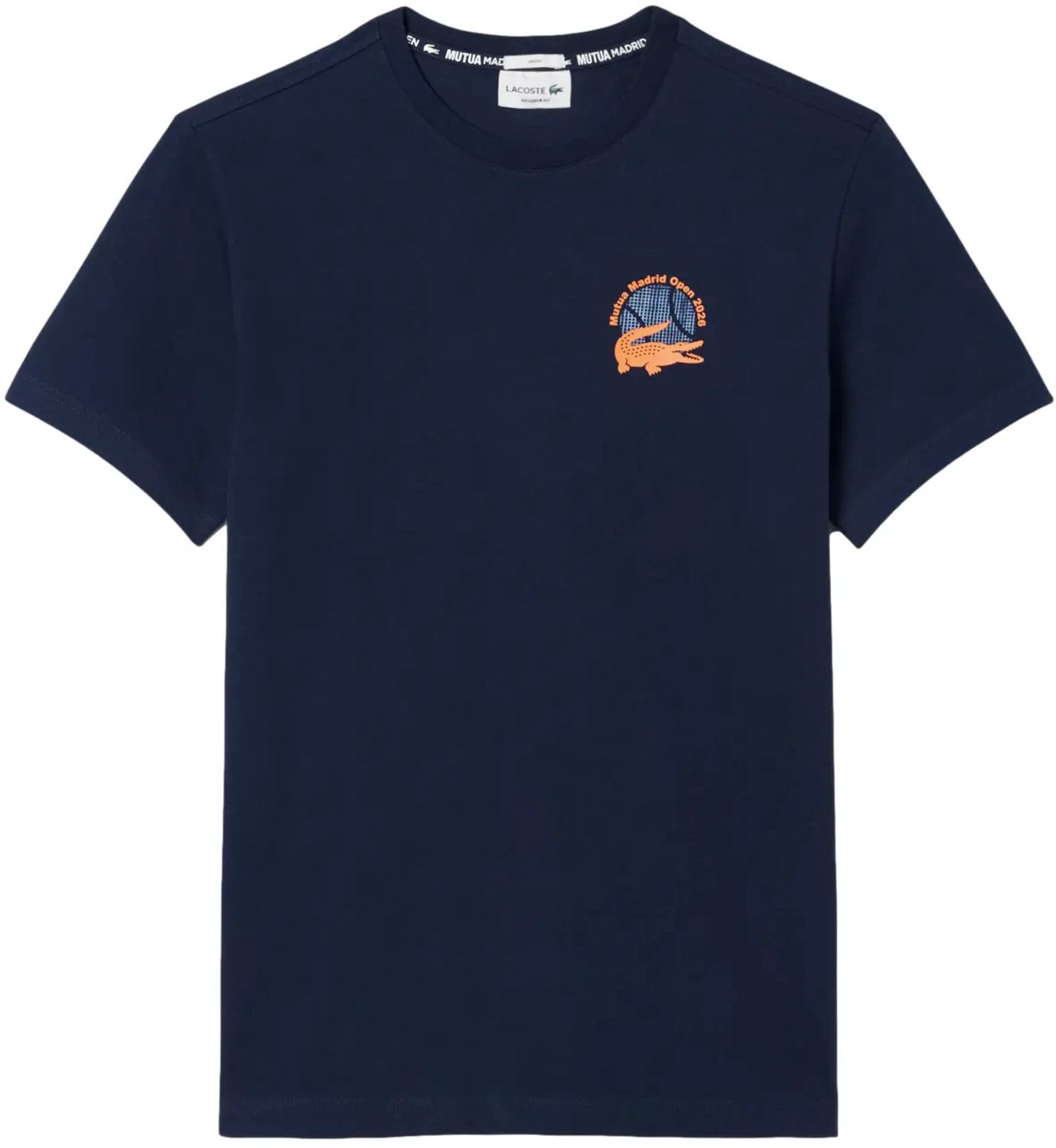 T-shirt Lacoste Mutua Madrid Open Blauw
