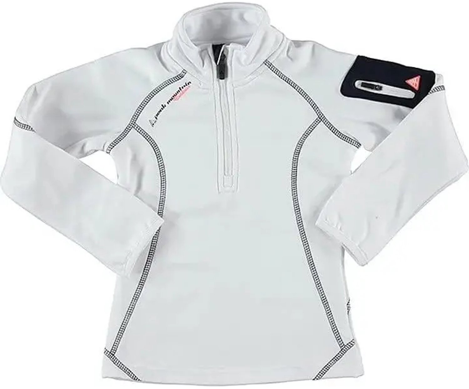 Fleece meisjes Peak Mountain Shell Facerun Wit