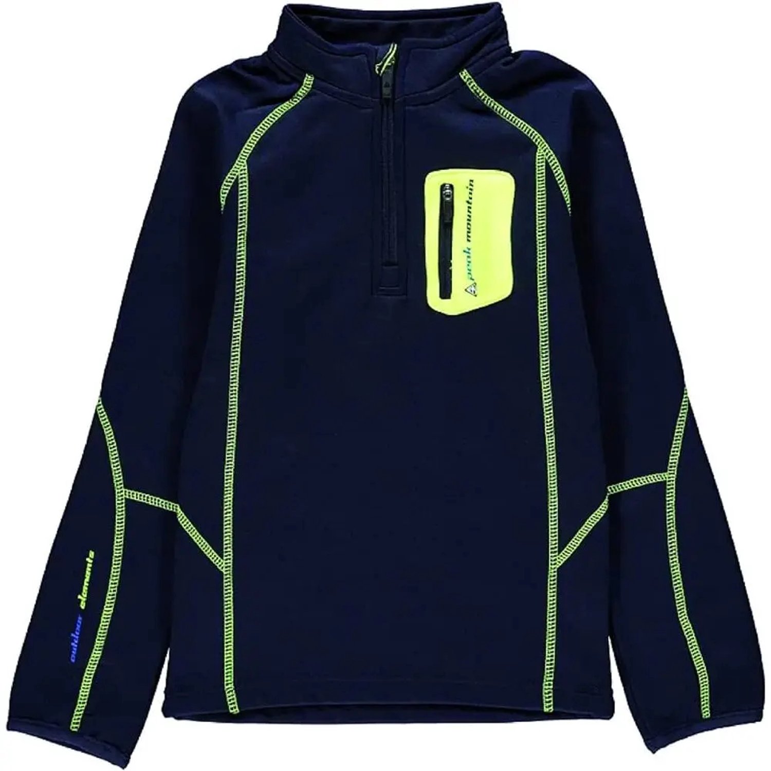 Kinderfleece Peak Mountain Shell Blauw