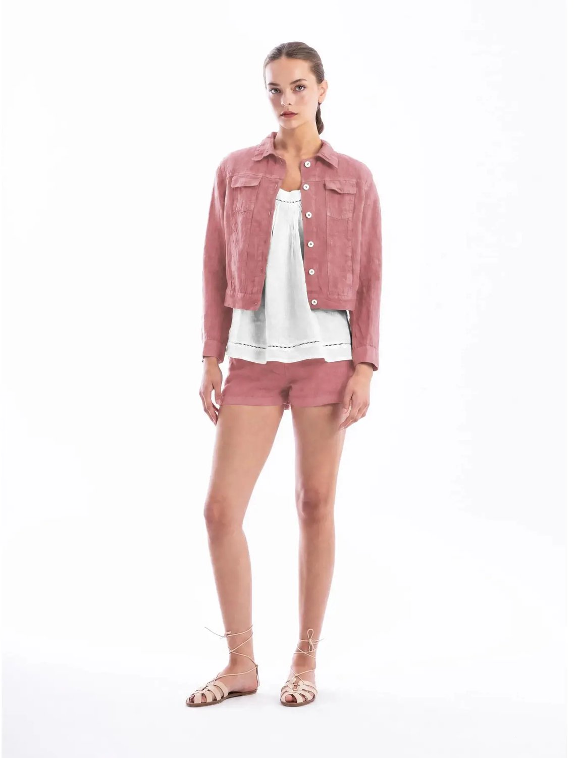 Linnenjas dames Haris Cotton Blush