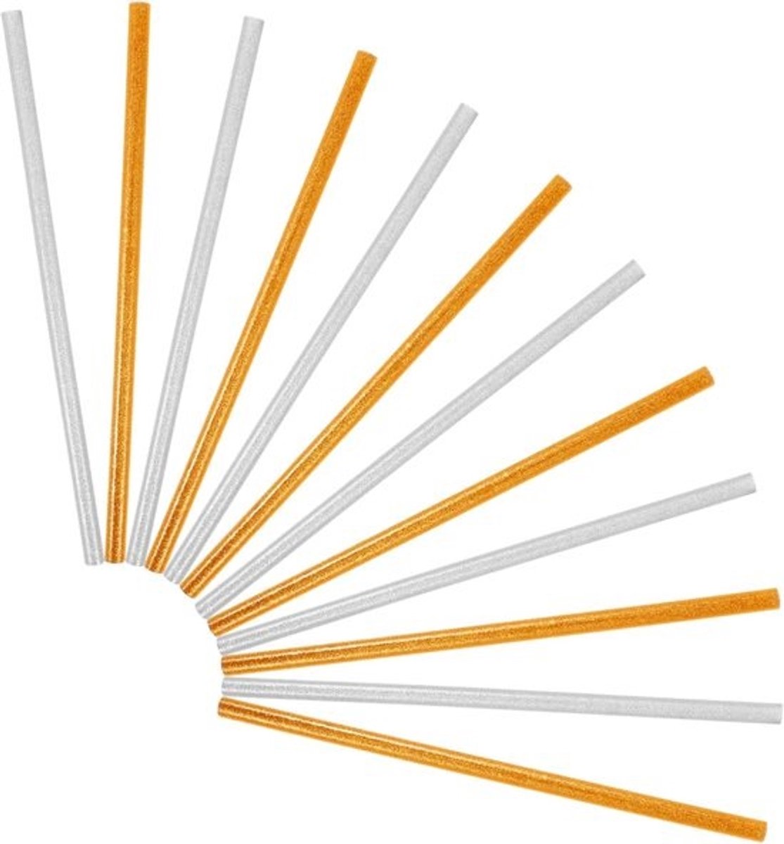 Set lijmsticks - Hete lijmstaven - Voor hobby en knutselen - Snelle hechting - 20 stuks van 19 cm - Multicolor