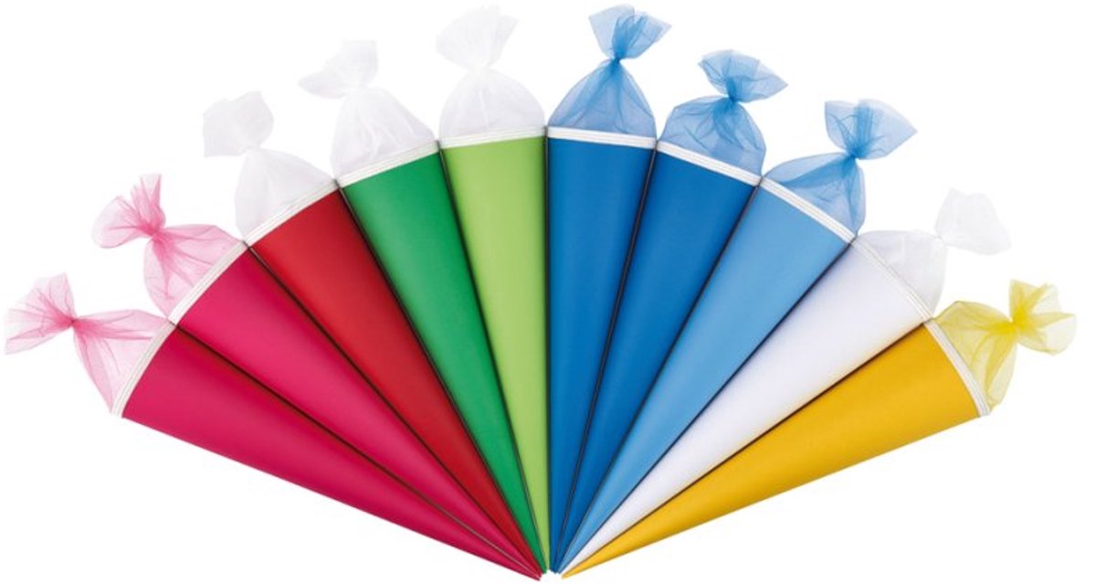 herlitz schooltert rond, 70 cm, kleurrijk gesorteerd, 10 stuks