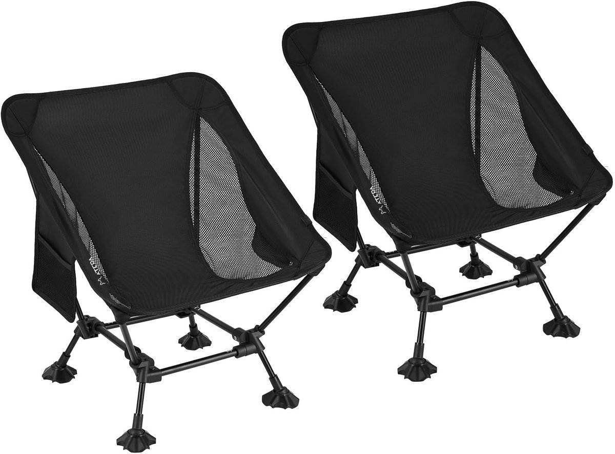 ATEPA Ultralichte compacte campingstoel voor volwassenen, lichtgewicht campingstoel voor volwassenen voor buiten - ShopVlot