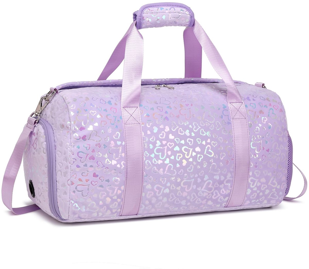 Kimwadalh Sporttas voor meisjes, kinderen, danstas, weekendtas, kinderen, reistas, meisjes, ballettas, gymtas - ShopVlot