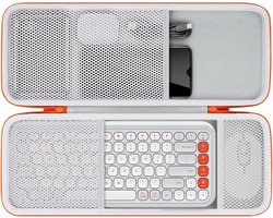 Draagbare Hard Case voor Logitech POP ICON KEYS Draadloos Toetsenbord en Muis Combo, Bescherming en Opbergruimte