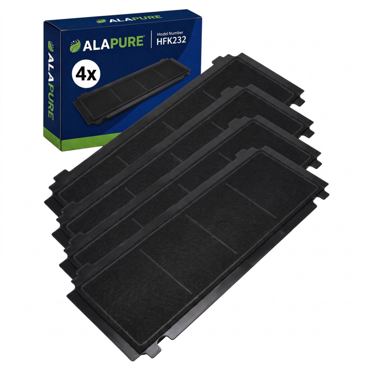 4x Koolstoffilter voor Airforce AFFCA2329i