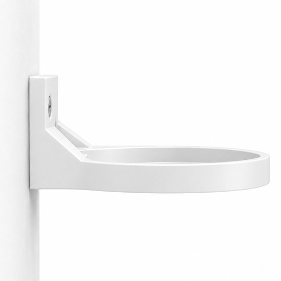 YUOM. Muurbeugel geschikt voor eufy Security Indoor Cam Mini 2K – Wandhouder – Wall Mount – Wit – incl. schroeven & pluggen — afbeelding 2