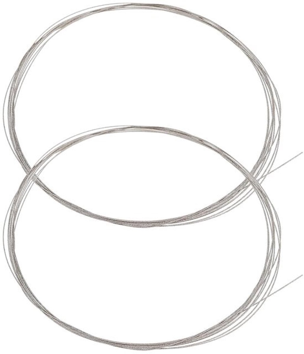 Diamantdraadzaag - Precisiesnijgereedschap - Voor het bewerken van materiaal - Ultrafijn snijden - 2 Meter en 0.25mm - Zilverkleurig