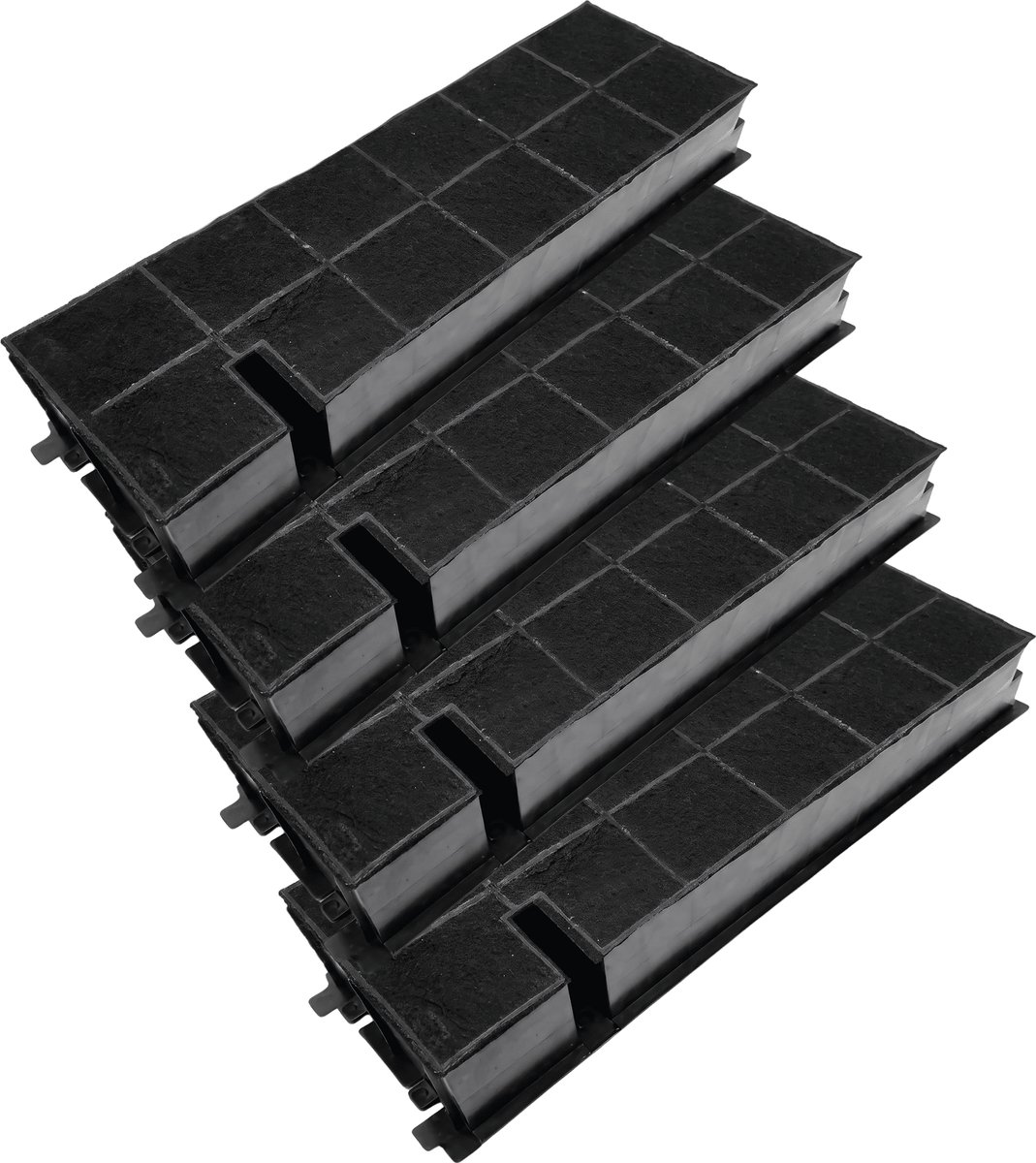 4x AEG Koolstoffilter MCFE18ST / 9029801199 / 4055356002 / Type 60 / 60 / 902979621 / MCFE18