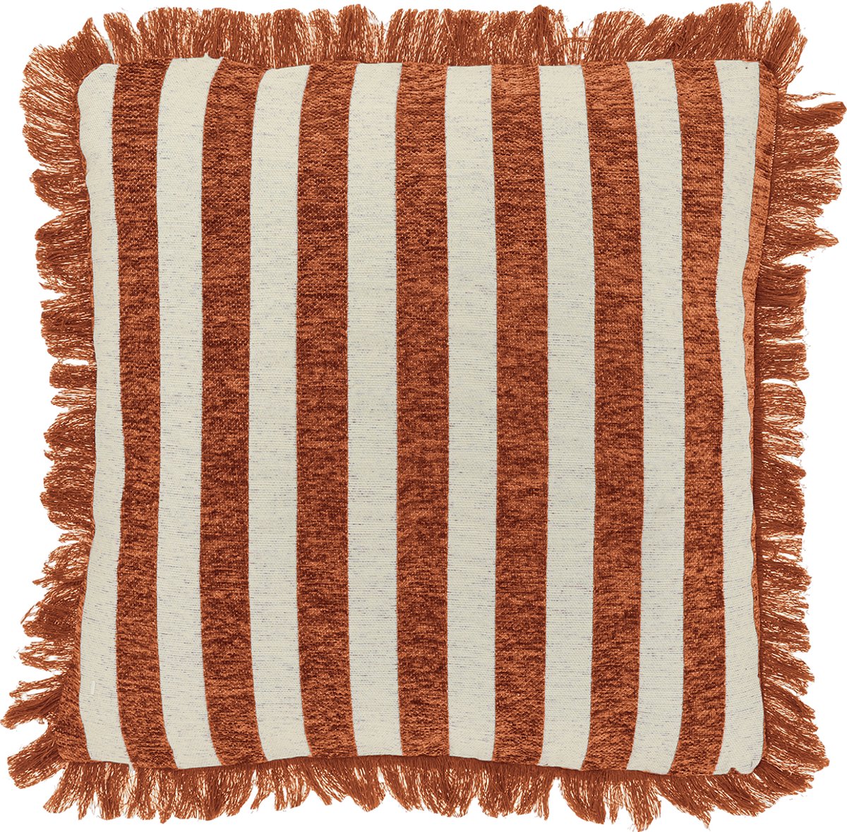 Unique Living Sierkussen Tess 45x45cm - Orange Flame Oranje