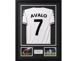Avalo Wissellijst Aluminium - Inlijsten Voetbal Shirt - 3D Box Frame - 60x80 CM - Zwart - Diepe fotolijst - Shirt Inlijsten In Fotolijstje