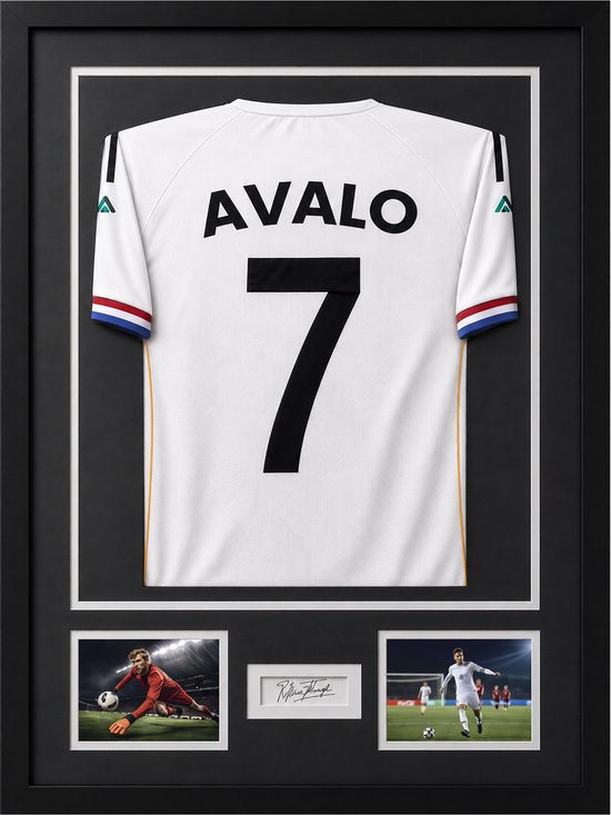 Avalo Wissellijst Aluminium - Inlijsten Voetbal Shirt - 3D Box Frame - 60x80 CM - Zwart - Diepe fotolijst - Shirt Inlijsten In Fotolijstje