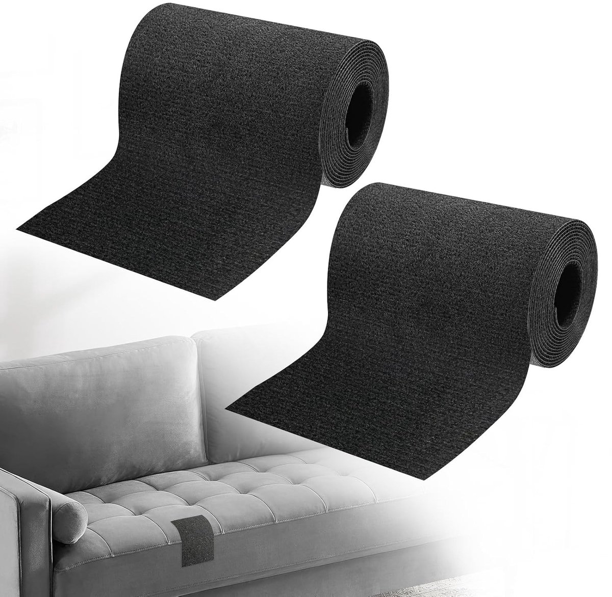 Zelfklevende Vilt Reparatietape 10 cm x 2 m (2 Rollen) - Waterdichte en Wasbare Tape voor Kleding, Meubels en Tenten