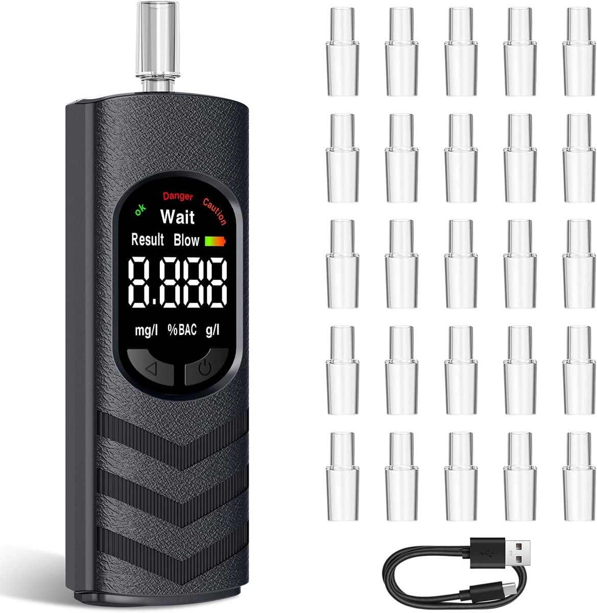 Ademhalingsmasker met LCD-display voor optimale bescherming, comfort en gebruiksgemak