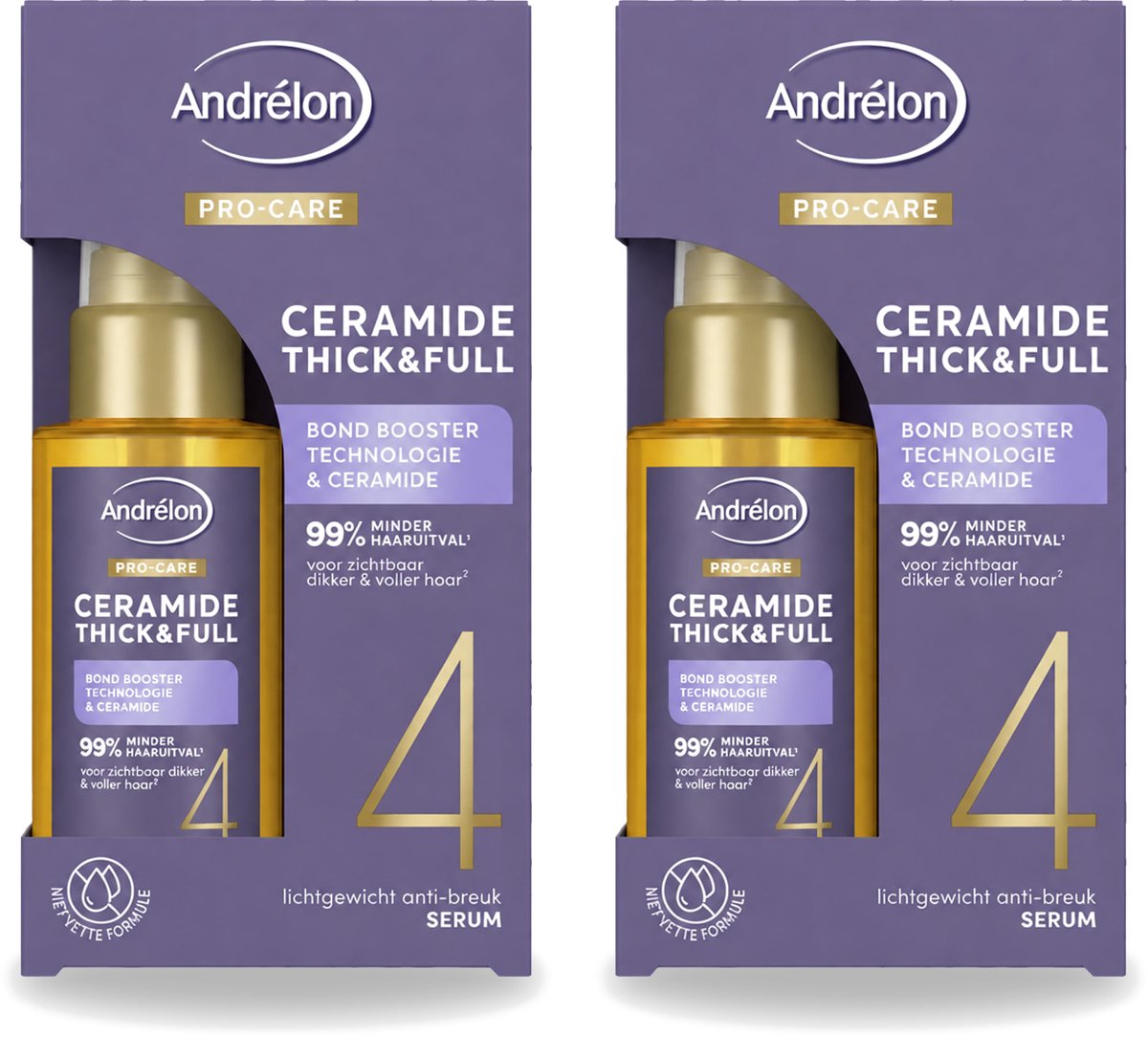 2 x Andrélon – Serum – Pro Care – 50 ml - Voordeelverpakking - 2 stuks