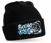 Snowman Fuck Koud! Warme Wintermuts | Beanie | Muts | Winter | Kou | Koud | Tekst | Cadeau | Apres Ski | Wintersport | Skimuts | Verzending binnen 24 uur!