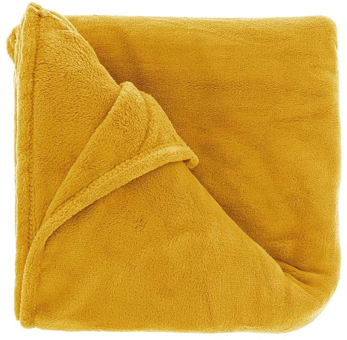 Unique Living Plaid Claudi - 130x160cm - Honey Geel