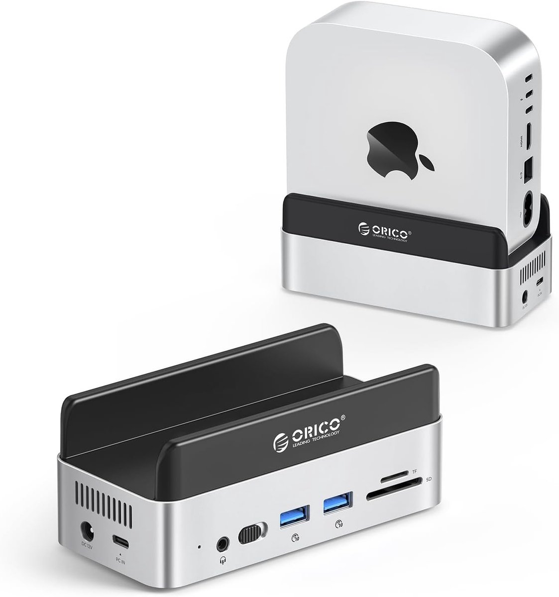 Compacte MiniDock voor Mac mini met 40Gbps snelheid en NVMe SSD behuizing - Ideaal voor opslag en uitbreiding