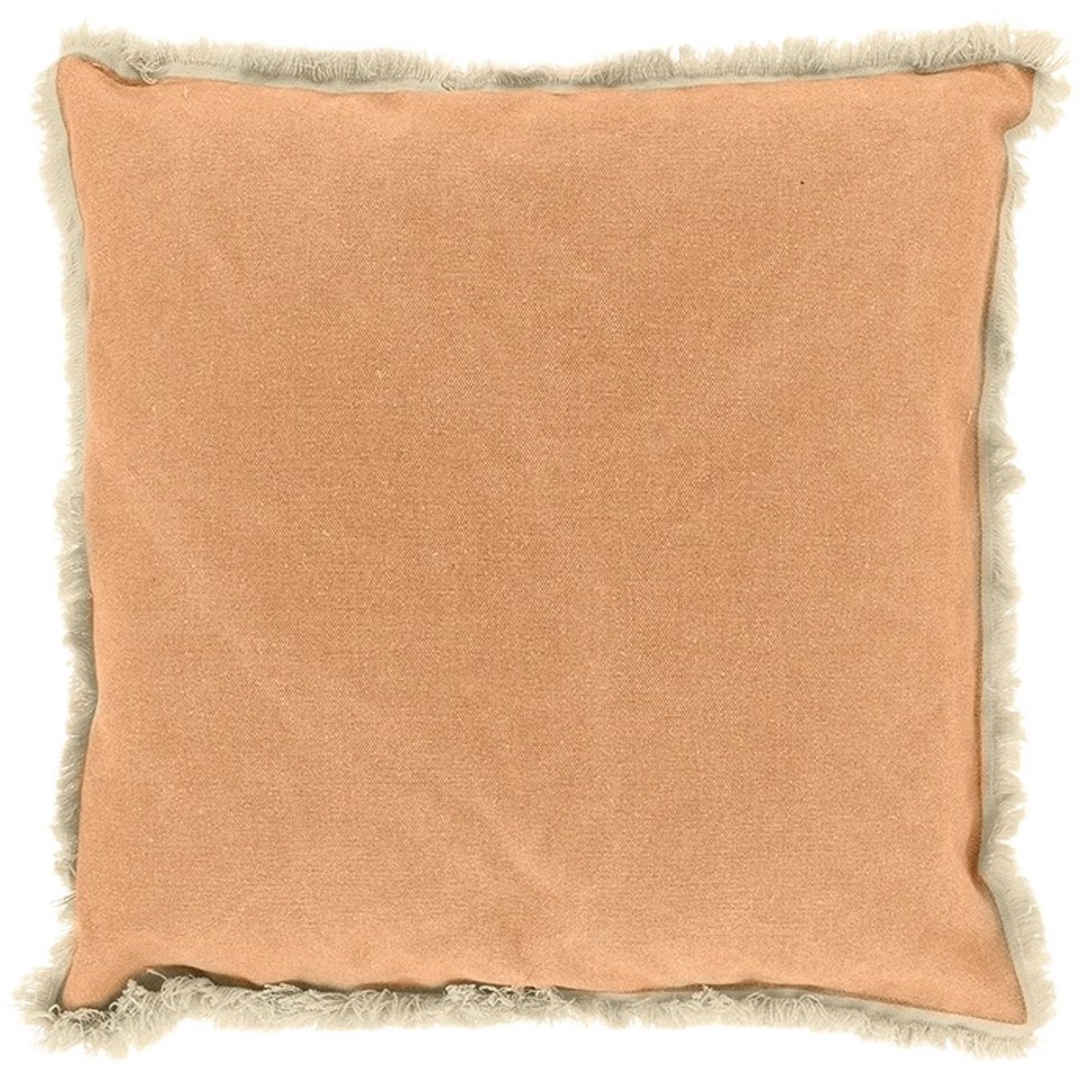 Unique Living Sierkussen Laurie Apricot -45x45cm Oranje