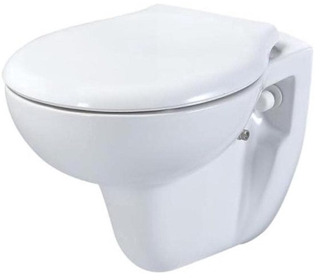Wandtoilet - Hangtoilet - Hygiënische reiniging - Geïntegreerde bidetfunctie - 48 cm diep - Wit