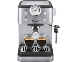 De'Longhi Classic EM450.M – Pistonmachine - Handmatige Espresso & Cappuccino - Volledig RVS…