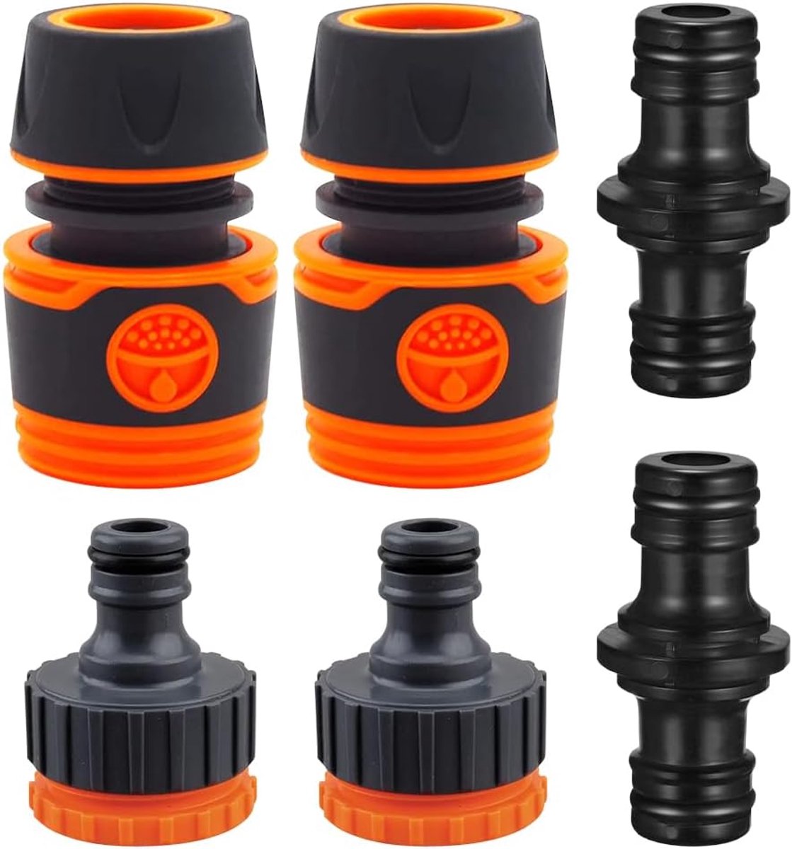Hose Coupling 1/2 inch, Coupling Kit, Hose Fitting, Hose Fitting, Hose Fitting, Accessories, Connection of Hose Heads - ShopVlot