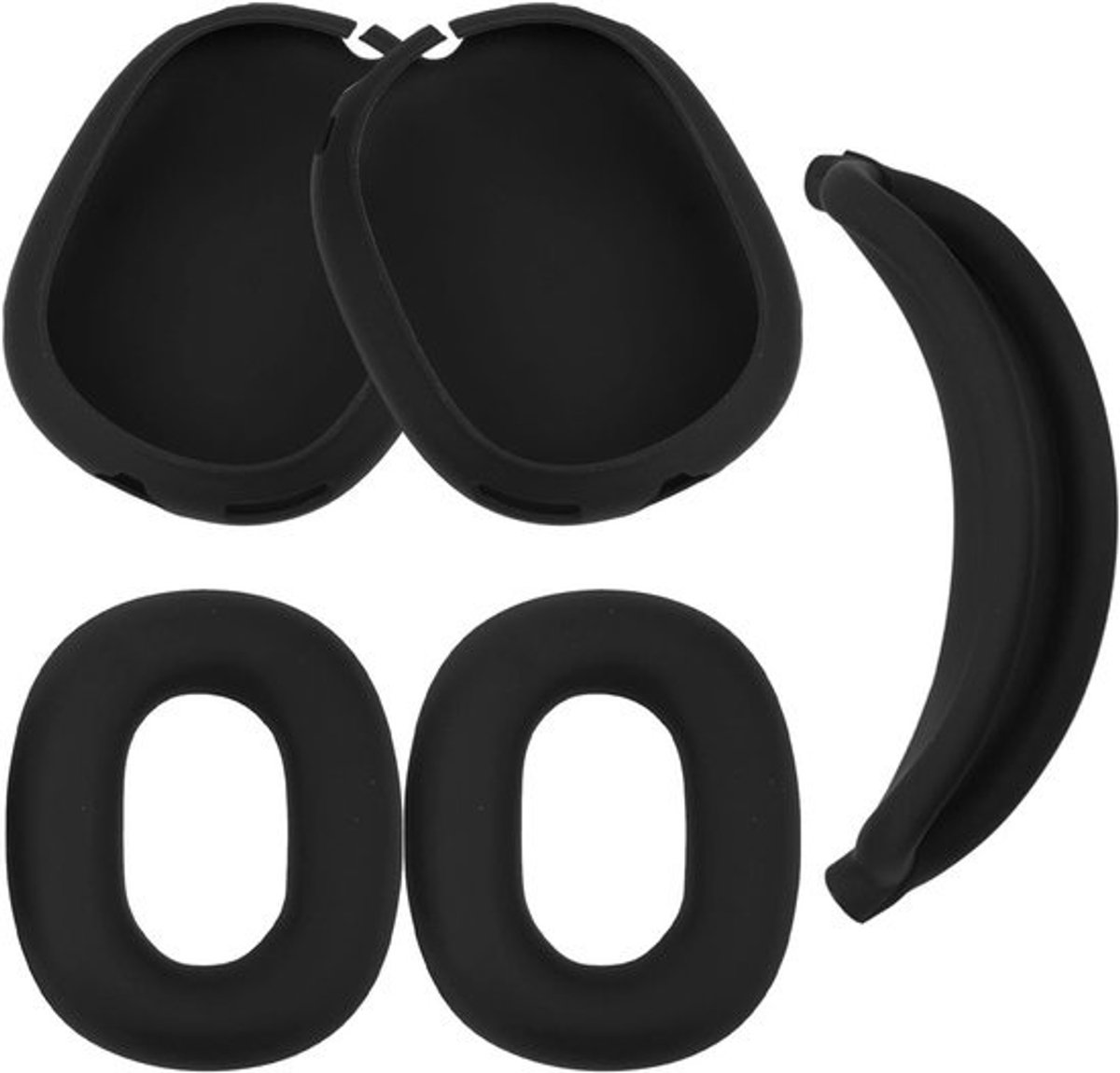 Beschermhoes voor hoofdtelefoon - Accessoire voor oorkap - Voor dagelijkse bescherming - 360 graden dekking - 15x14.5x3 cm - Meerdere kleuren