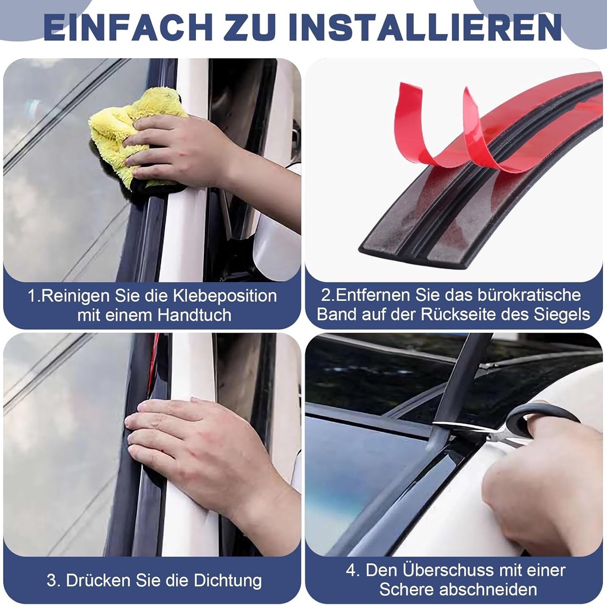Windscreen Seal voor Auto, 6 m x 14 mm, T-vormige Dichtingstrip, Raamafdichting en Rubber Bescherming