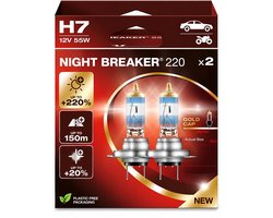 H7 Halogeen Koplampen Set van 2 - Tot 220% Meer Helderheid - Autolampen voor Koplamp - 12V - 64210NB220-2HB