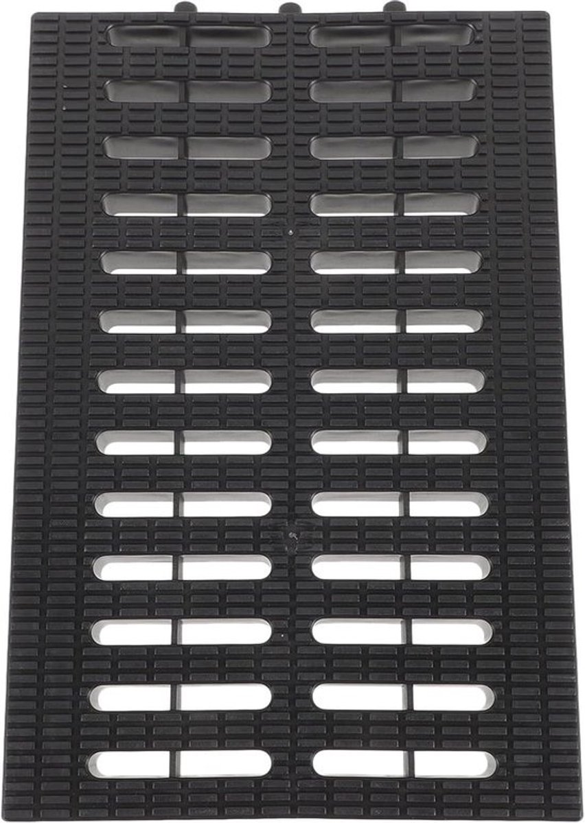 Rechthoekig afvoerzeefrooster - 31 x 20 cm - Voor buiten en garage
