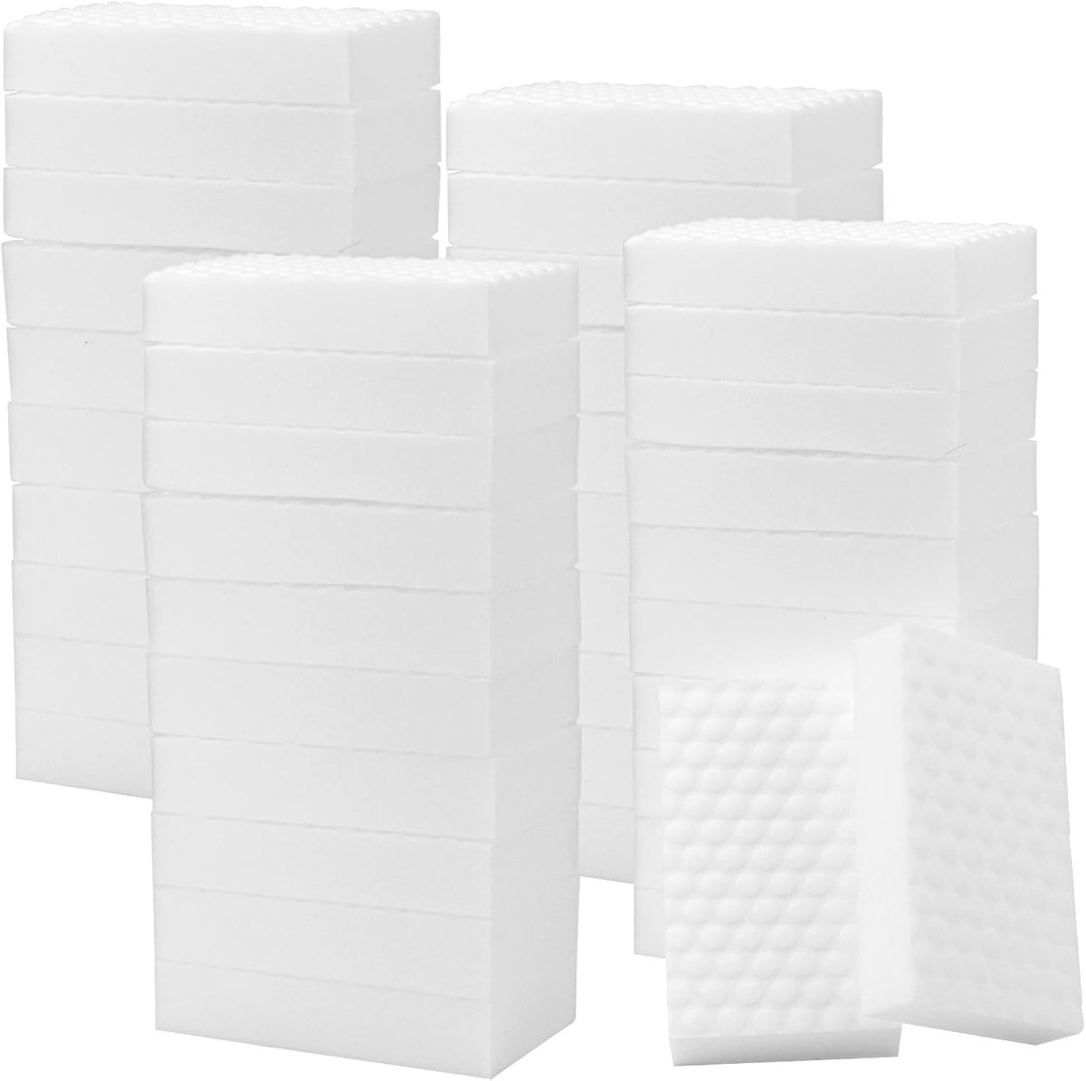 40pcs Dirt Eraser Sponge Eraser Sponge Magic Sponge Cleaning Sponge Melamine Sponge Miracle Sponge White Cleaning - ShopVlot